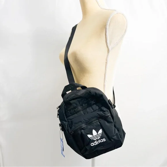 Adidas Originals Recycled Black OG Micro 2.0 Mini Backpack - Picture 10 of 11